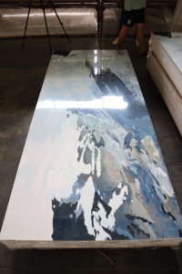 Bền Trọng lượng nhẹ thanh lịch thiết kế hiện đại không thấm nước <span class=keywords><strong>d</strong></span>ễ <span class=keywords><strong>d</strong></span>àng để cài đặt kết cấu bằng đá cẩm thạch PVC trang trí tường bảng điều khiển để sử <span class=keywords><strong>d</strong></span>ụng nhà - Product Image 3