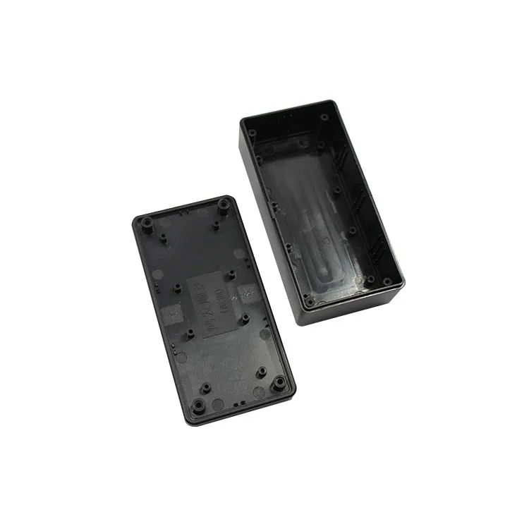 ABS Kunststoff schwarze elektrische Schachteln DIY elektronisches Projekt Gehäuse Netzteil DIY Anpassung elektrische Anschlussbox