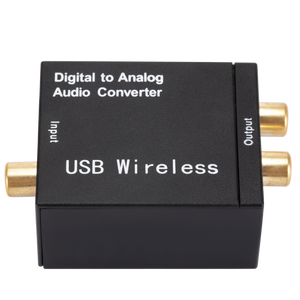Convertidor de audio Digital a analógico, convertidor de audio coaxial/de fibra a analógico con función de recepción de Bluetooth - Product Image 2