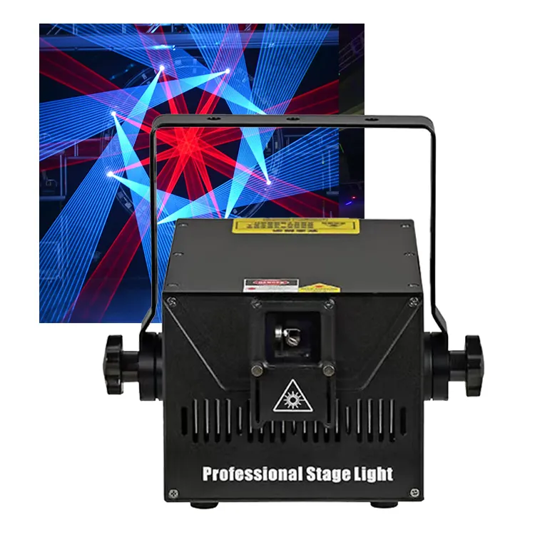 Nieuwe 5W Rgb Sd Card Laser Animatie Tekst Reclame 3D Effect 5000Mw Disco Laserlicht