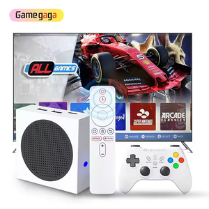 S G8 игровая консоль Android TV Игровая приставка 2,4 г/5 г 60000 + игры 128 ГБ Android 14 Amlogic S905Y2 двойные беспроводные контроллеры - Product Image 4