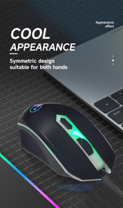 RGB Backlit Ergonomic Gaming <strong>Keyboard</strong> <strong>Mouse</strong> Set Membrane Operation Style Numeric Projection Design USB Interface for Desktop <strong>Use</strong> - Product Image 6