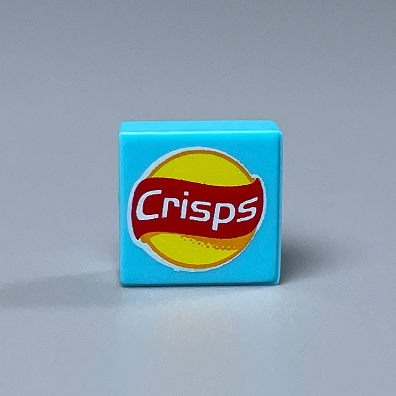 Chips de pommes de terre bleues moyennes
