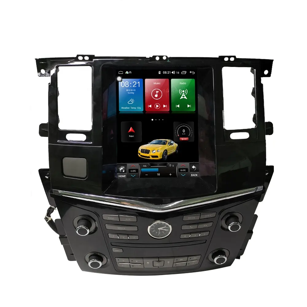 Android 11 9,7 pulgadas 2Din Auto Radio Multimedia para Nissan patrulla Y62 2010-2020 Auto reproductor de navegar por la Radio del coche de Gps unidad de cabeza