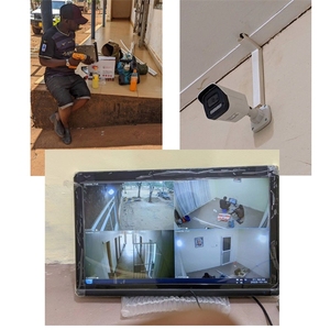 Ahd DvrキットIpカメラ防犯カメラHDMIオーディオ出力フルカラーサウンドナイトビジョン4カメラHDD 4CH DVRストアCCTV - Product Image 5