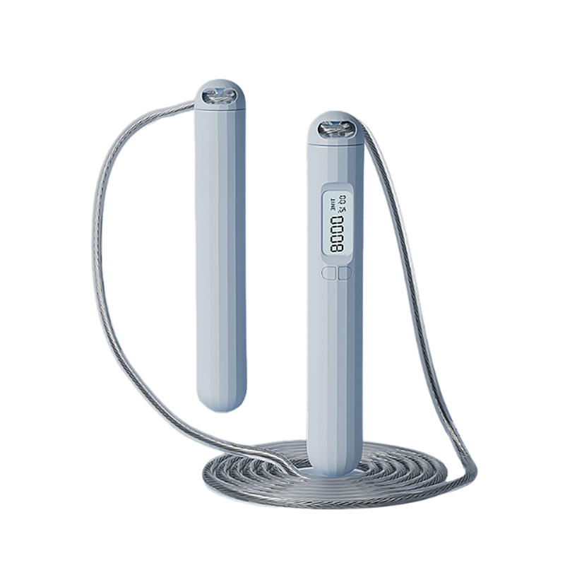 Count skipping rope long rope blue