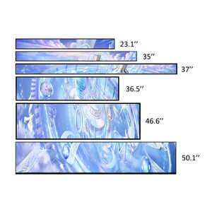 15.4 Inch Advertising Stretched Bar Closed Frame Capacitive LCD <strong>Display</strong> Monitor Stretched Bar - Product Image 2