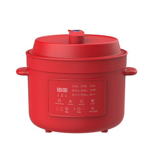 סיר נירוסטה רב תכליתי לבישול אורז, סיר לחץ חשמלי 5 ליטר, ציפוי נון-סטיק, הפעלה במגע, סיר בישול חשמלי רב תכליתי - Product Image 2