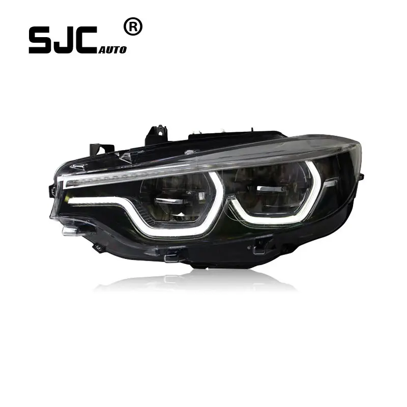 Farol SJC LED F32 para BMW Série 4 Atualização para FULL LED Farol de novo estilo para Série 4 2018 LED