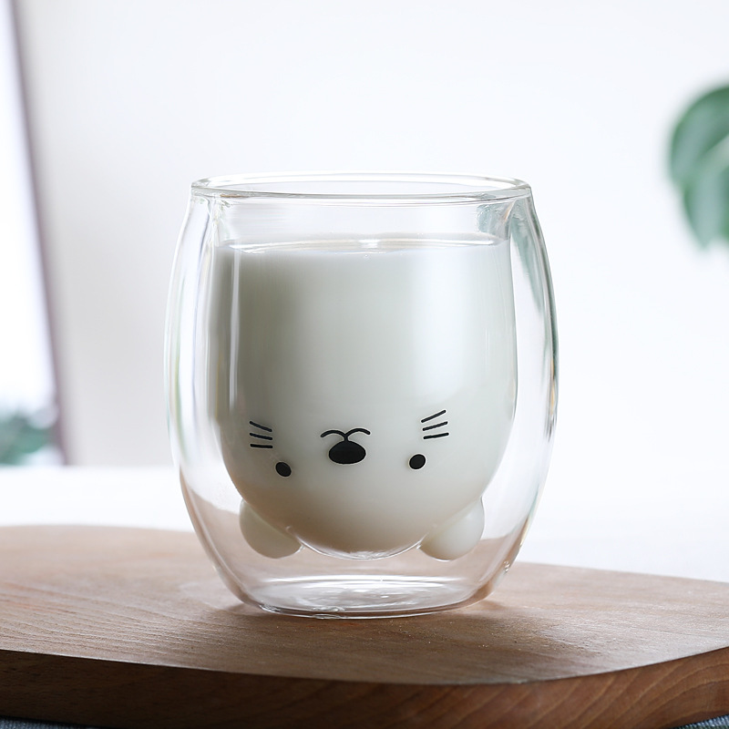 Cup for kittens Transparent color