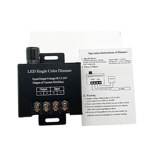 Side Knob Monochrome Dimmer <strong>Control</strong> High Power 30A LED Single Color Controller - Product Image 4