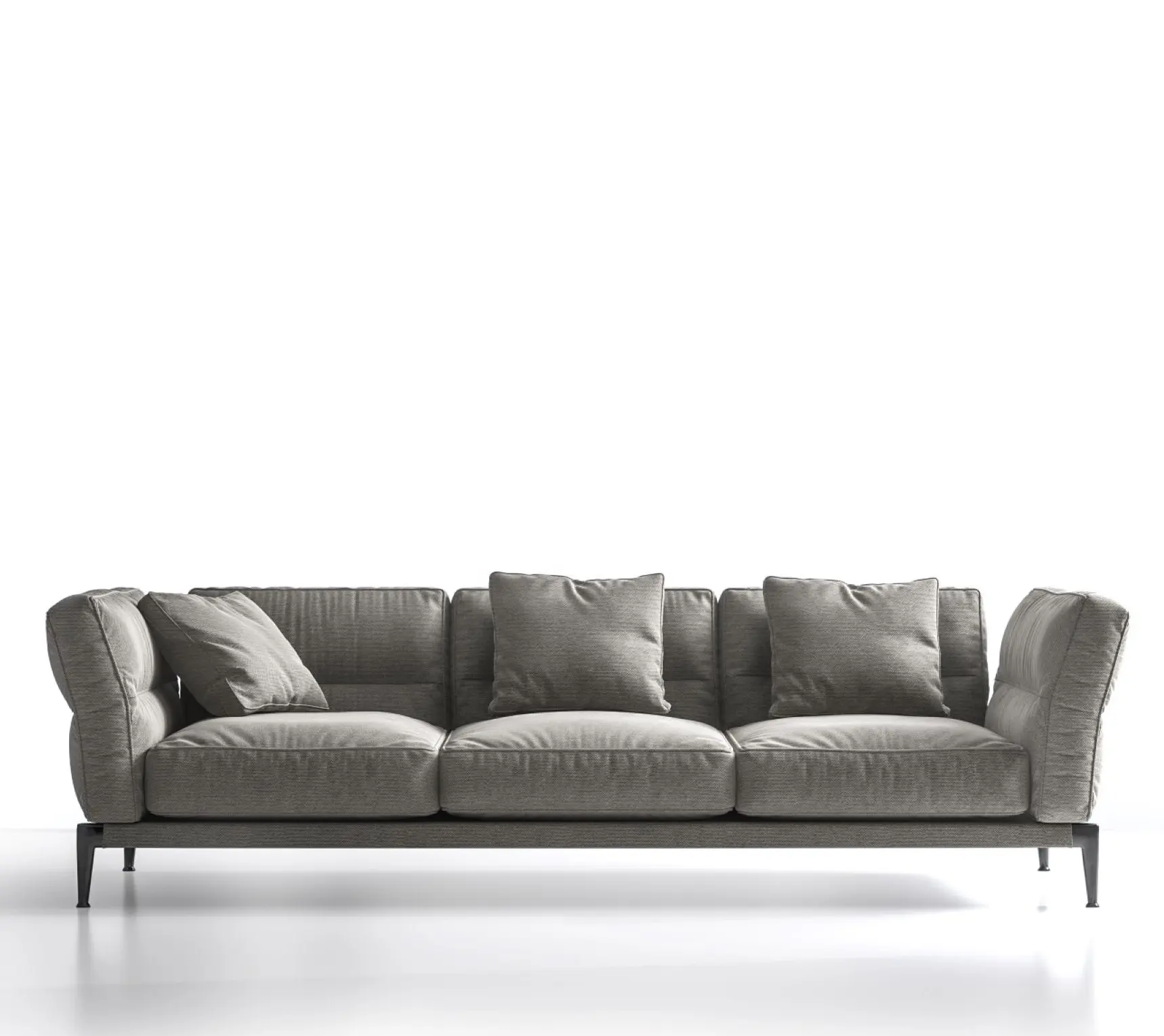 Top quality modern and elegant style 3 seat Sofa 100% Made in Italy for retail and for export