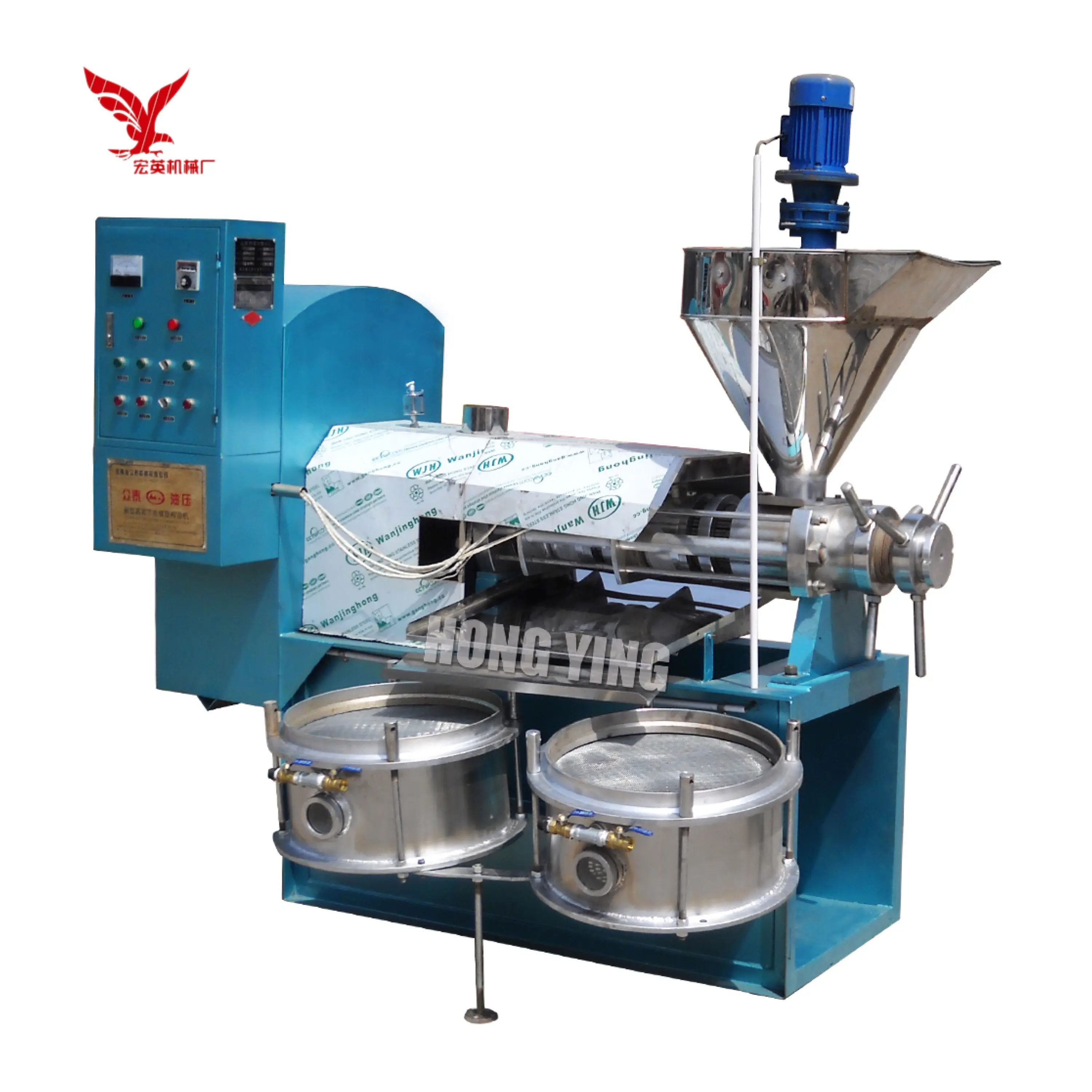 Máquina de prensado en frío de aceite de oliva virgen Extra de alta tecnología, máquina de extracción de aceite de oliva a la venta