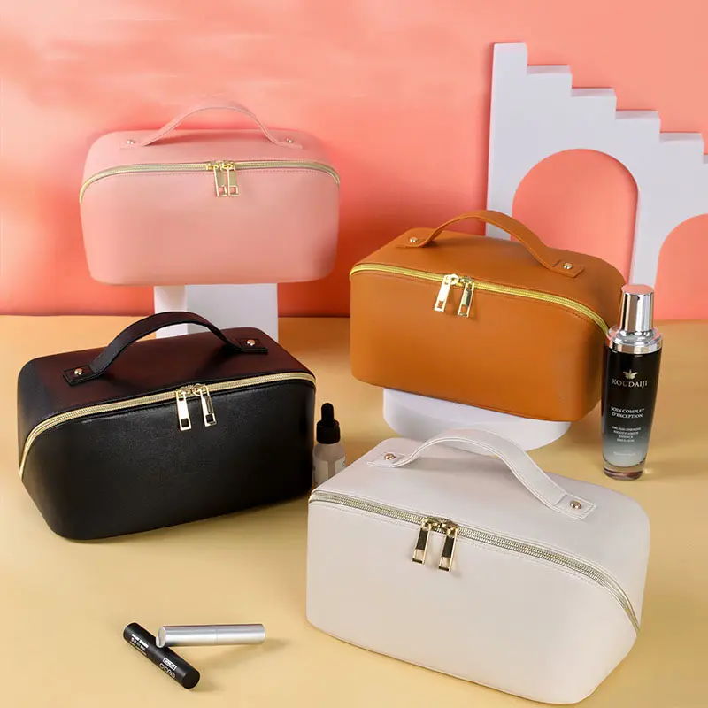 Profession elle High Capacity Travel Ladies Eröffnung Tragbare Kosmetik koffer Make-up Aufbewahrung tasche für Frauen