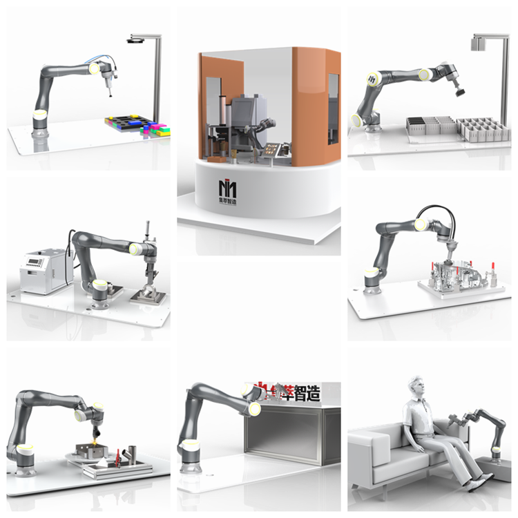 Smart platform controls the of the robot arm for coffee machine collaborative robot 6 axis robot arm