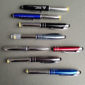 3合1多功能金属发光二极管手写笔，带定制标志 - Product Image 6