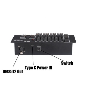 Mini pil DMX 512 denetleyici 40 kanallar 5 kovalamaca taşınabilir MA anahtar aydınlatma düğmesi konsolu - Product Image 5