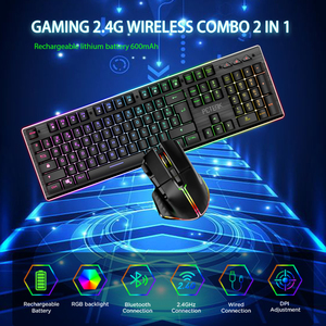 PCTENK USB Backlit LED 104 Keys <strong>Keyboard</strong> <strong>and</strong> <strong>Mouse</strong> Combos Home Notebook <strong>Desktop</strong> <strong>Computer</strong> Latest Gaming <strong>Keyboard</strong> <strong>Mouse</strong> Set - Product Image 4