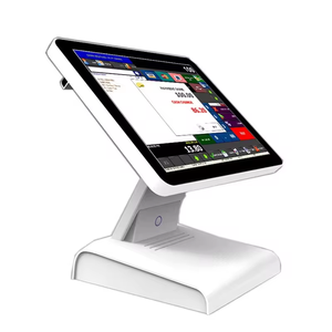 Sistema POS Till de pantalla táctil de Windows Android de pantalla dual única de 15 pulgadas - Product Image 6