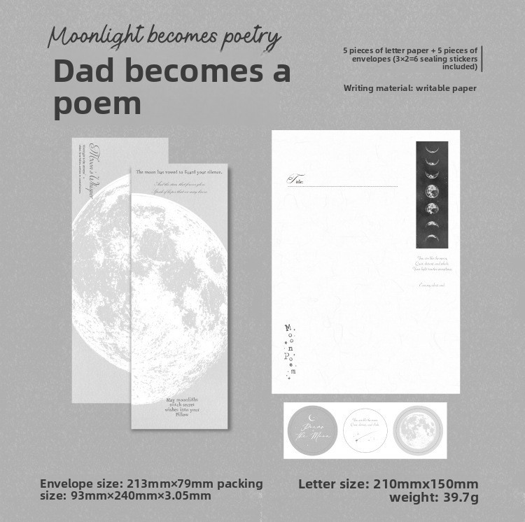 Moonlight becomes poetry