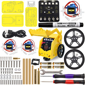 Keyes tudio Micro Bit Schreibtisch Mini Car V2.0 Smart STEM Lern roboter Car Kit für Micro bit - Product Image 3