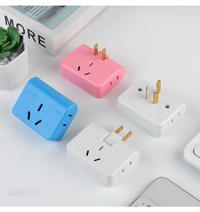 Venta al por mayor enchufe giratorio convertidor de EE. UU. 3 en 1 extensión de 180 grados EE. UU. multi-enchufe mini adaptador de viaje de enchufe inalámbrico conveniente - Product Image 3