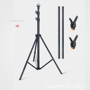 Tianmei 2 * 1.5mT字型背景クロスバーブラケットキット写真スタジオ写真背景スタンドクリップ付き - Product Image 6