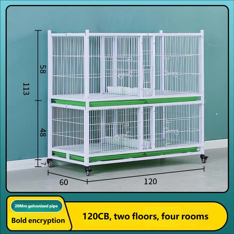 120cb bottom layer short model-two layers-four rooms