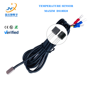 Sensor de temperatura Digital DS18B20, parche de superficie de sonda de carcasa plana impermeable de acero inoxidable 304 para una fácil lectura - Product Image 1