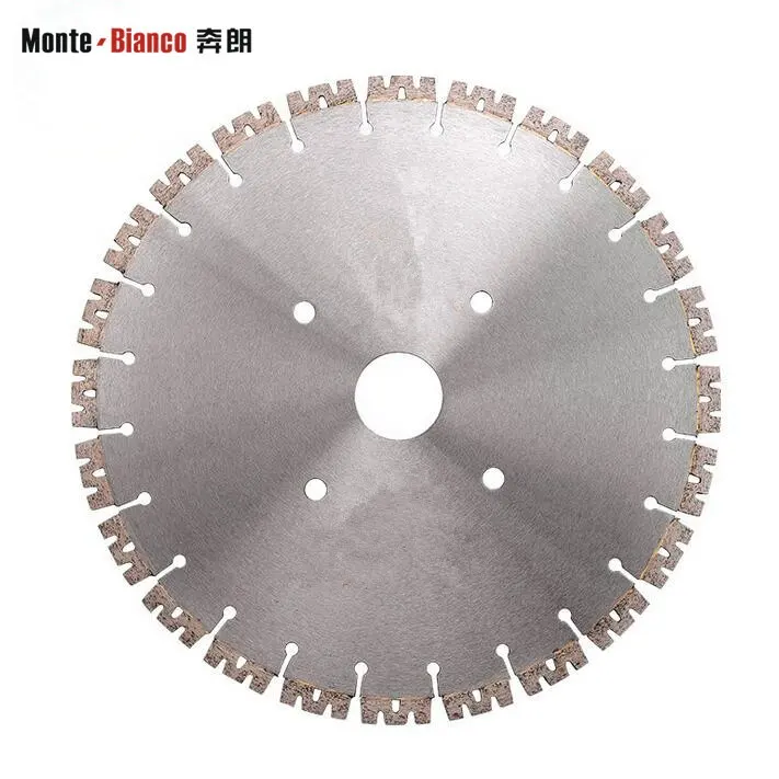 Lame diamantate saldate grandi di alta qualità lame per seghe per lastre di granito Disco Corte Metal