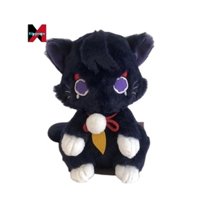 Anime Game Genshined Impact 24Cm Cute Blue Cat <strong>Plush</strong> Stuffed Animal Toys Doll Cartoon Pillow Girl Birthday Gift