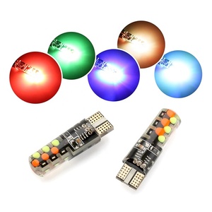 Factory Supply T10 5050 <strong>RGB</strong> With Remote Control Multi Colors Auto Car <strong>Led</strong> Interior Lights T10 <strong>RGB</strong> <strong>Led</strong>