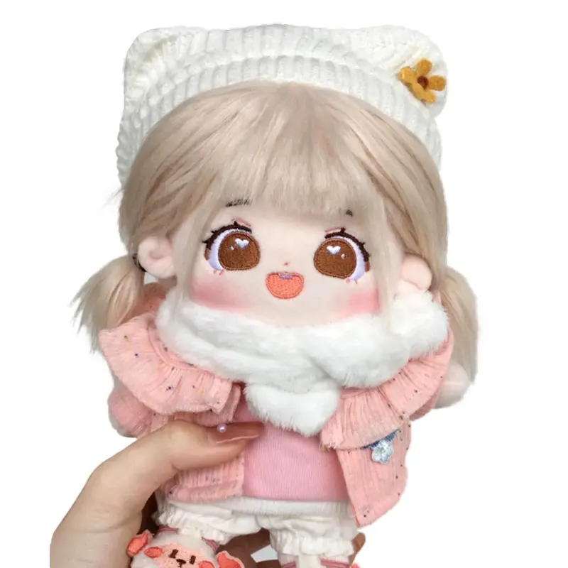 New Fashion Lovely Stand Up Custom Small Plush Dolls Custom coreano Star Doll Kpop Plush Idol Doll