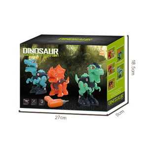DIY Assemble Learning <strong>Put</strong> up Block Dinosaur With Electric Screwdriver STEM <strong>Toys</strong> for Kids - Product Image 5
