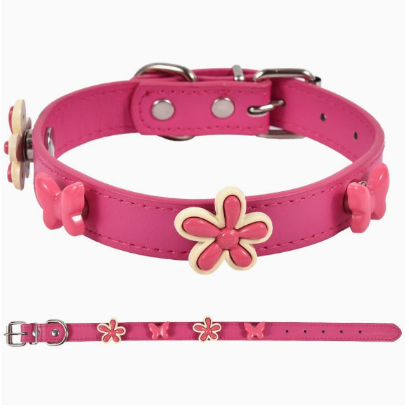 Rose pink choker