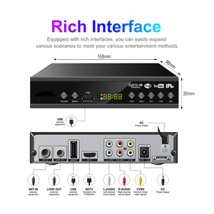 DVB-T2 HD ricevitore digitale terrestre TV ricevitore STB H264 Decoder hd modulatore stb dvb t2 - Product Image 4