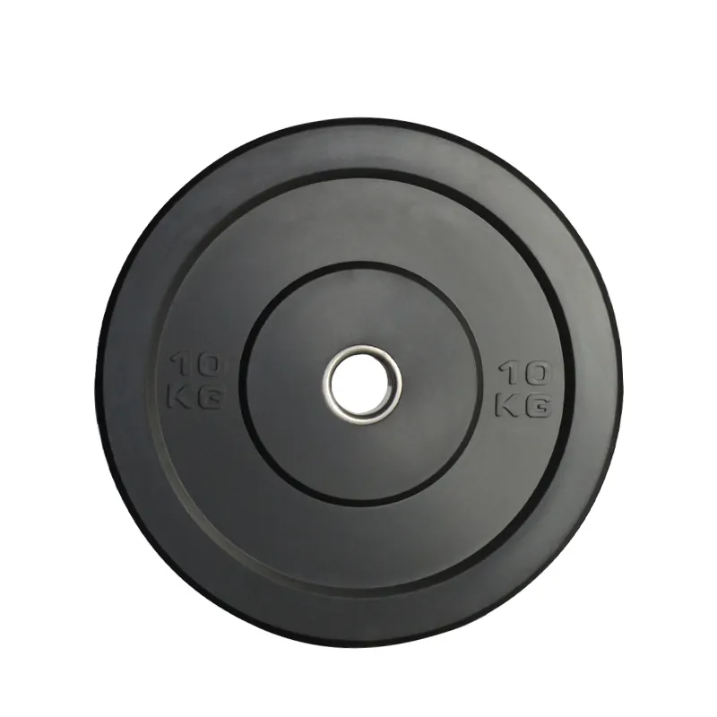 UG Fitness gimnasio ejercicio peso placa parachoques placa negro TPU Barbell discos
