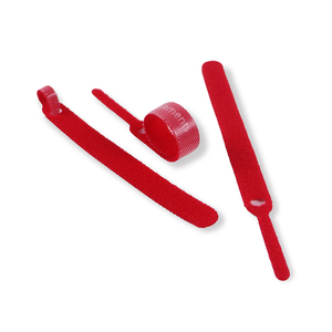 10X100mm Back-to-Back <strong>Hook</strong> <strong>and</strong> <strong>Loop</strong> Cable Ties Needle-<strong>Type</strong> Anti-Loss Design Custom 1-Color Logo for Electronics/Office - Product Image 4
