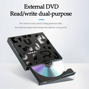 热卖外部DVD驱动器类型-C USB 3.0刻录机刻录机光盘/DVD RW只读存储器，适用于苹果笔记本电脑Win7/8/10/11电脑 - Product Image 2