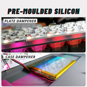 DKT66 Wireless Mechanical Keyboard Kit Transparente Schale RGB Light Full Key Hot Swap able Ausgestattet mit Knopf DIY Tastatur - Product Image 3
