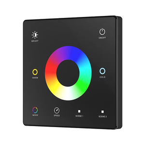 Умная панель Wi-Fi, умный светодиодный контроллер, один белый CCT RGB RGBW RGB + CCT 2,4 ГГц беспроводной пульт дистанционного управления - Product Image 1