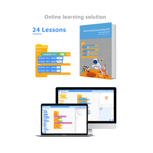 Attrezzature didattiche per l'apprendimento di Starter Kit per studenti con stelo da lavoro per auto programmabile con telaio Robot Kit per bambini