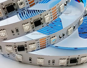 Programable TM512AC 12V 24V DMX512 impermeable DMX 5050 direccionable Digital RGB Pixel LED Strip Club DJ luces de escenario Luz de fiesta - Product Image 2