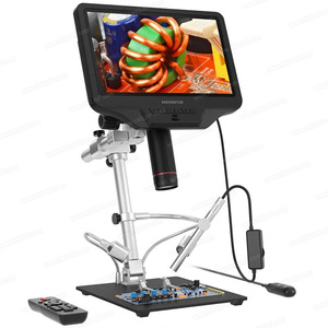 Microscopio Digital AD409 Pro-ES con pantalla LCD ajustable de 10,1 pulgadas con endoscopio y pantalla FHD para reparación electrónica - Product Image 1