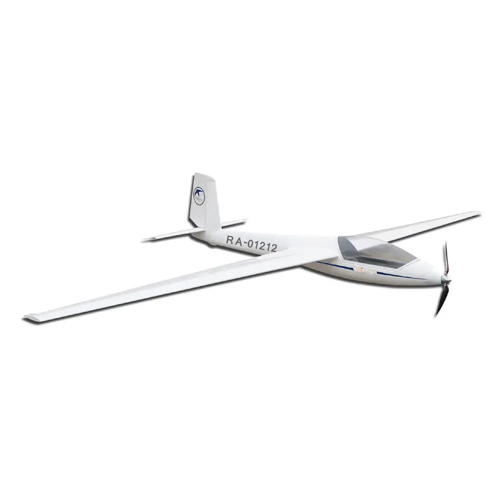 Avión planeador Flberglass Balsa RC, Avión de Control remoto, envergadura de 2500mm, planeador para exteriores, Avión de juguete con freno eléctrico