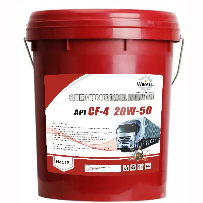 Winall Engine Oil And Lubricants 20w40 Wholesale Compressor Oil API CF-4 20W 50 Diesel Engine Oil