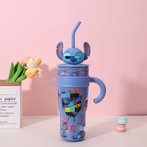 Hot Bán Phim Hoạt Hình Phim Hoạt Hình Mô Hình Xử Lý Phích Cốc Thép Không Gỉ Chân Không Xách Tay Giá Trị Cao Xử Lý Cốc Nước - Product Image 2