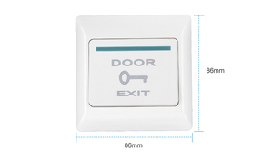 Vians TK ML White Plastic Door Exit <strong>Push</strong> <strong>Button</strong> Output 3A Max Door Access <strong>Control</strong> <strong>System</strong> - Product Image 2