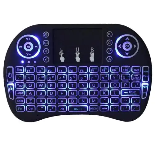 Factory Sale Wireless Control Mini i8 Keyboard with RGB Backlight Perfect for TV Box Projector Computer Laptop Notebook