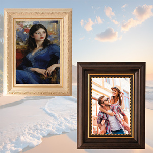 Đám cưới cổ điển khung ảnh, bức Tranh phong cảnh mộc mạc fmaily khung ảnh ngang hoặc dọc cho bàn - Product Image 2
